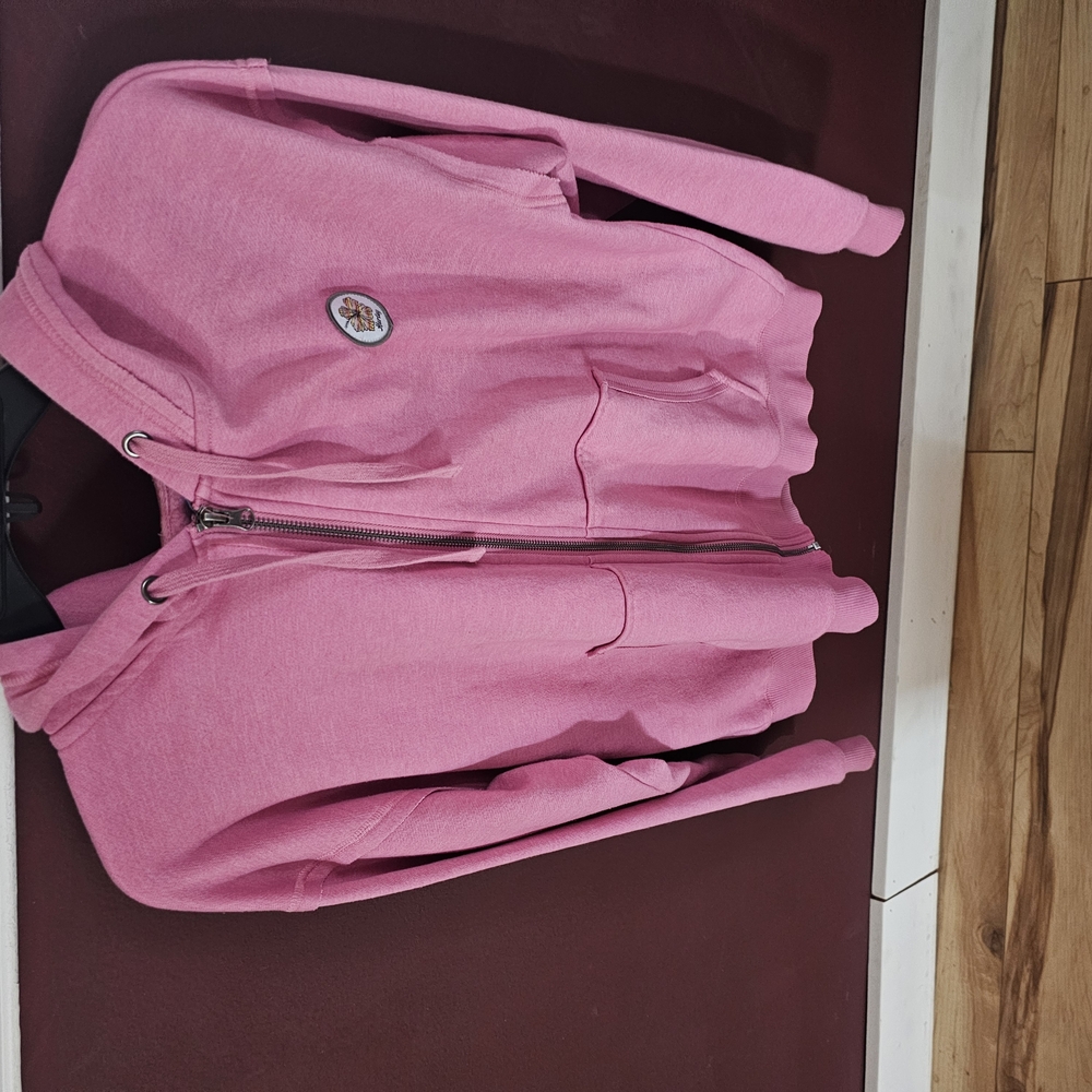 Hurley Pink Bomber Jacket Sweater